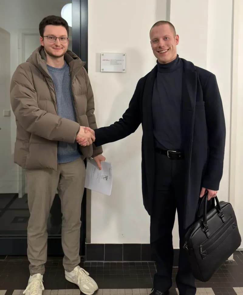 René Grensemann und Simon Kroul bei der Gründung von Küstencoding